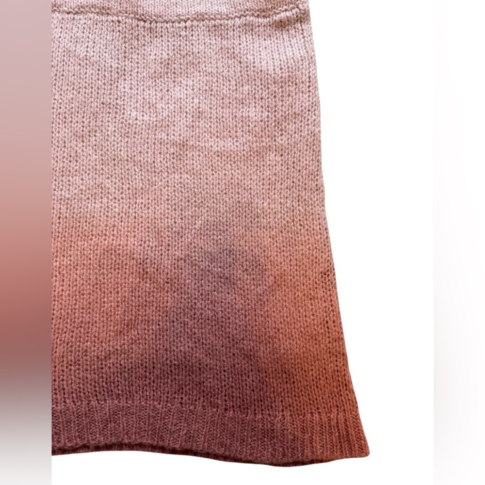 Free People Women’s Pink Fade‎ Away Ombre Alpaca and Wool Skirt - Picture 6 of 10